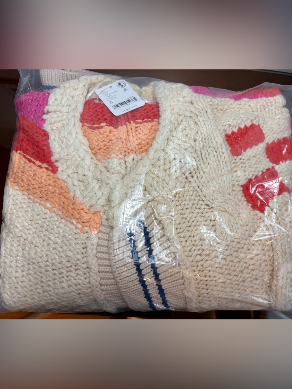 Free People Multicolor Crochet Patchwork Cardigan Sweater - Picture 6 of 10